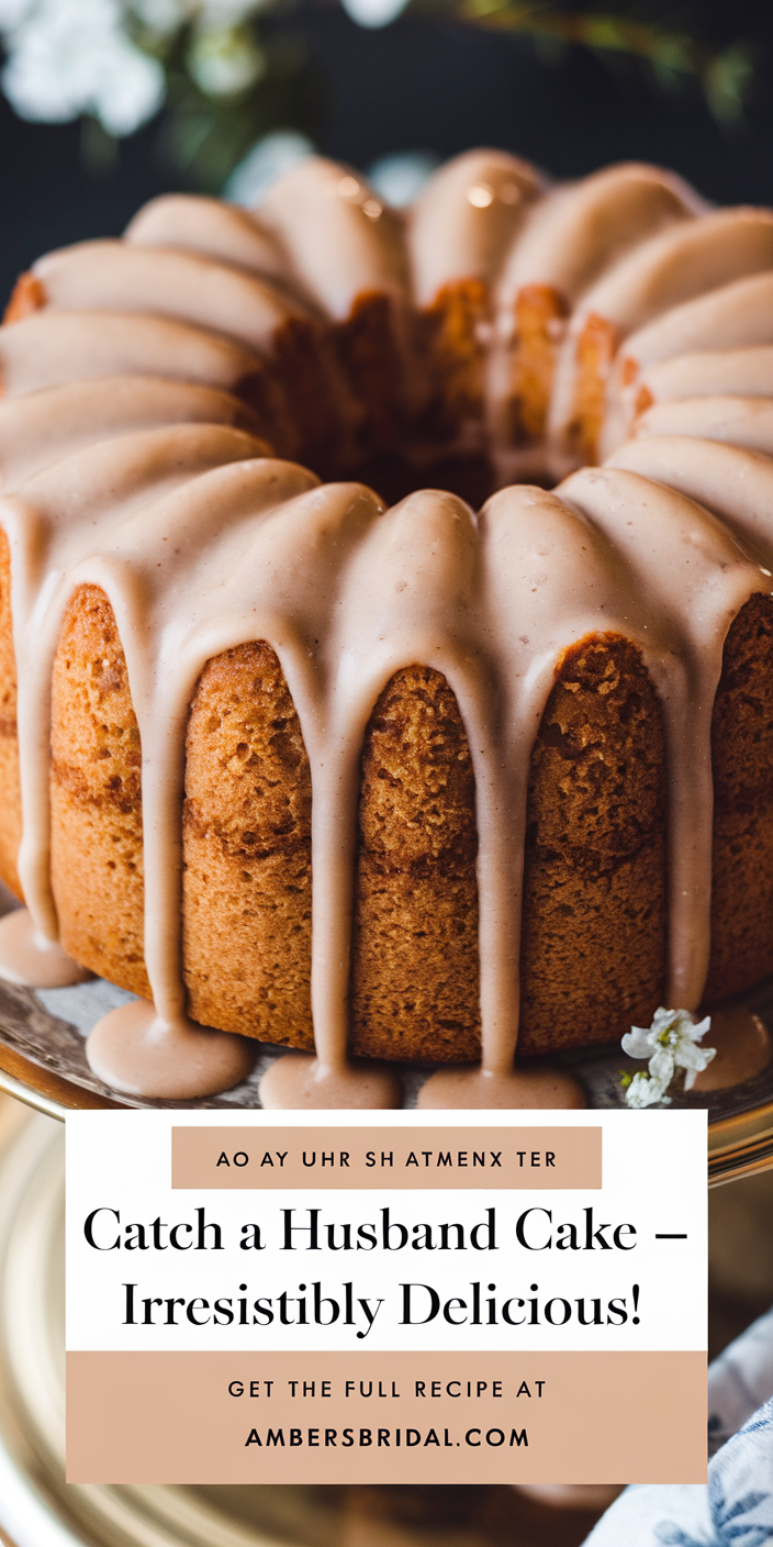 Romantic catch a husband cake topped with fresh strawberries and delicate lace piping.