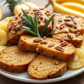 Banana Pineapple Pecan Bread Recipe