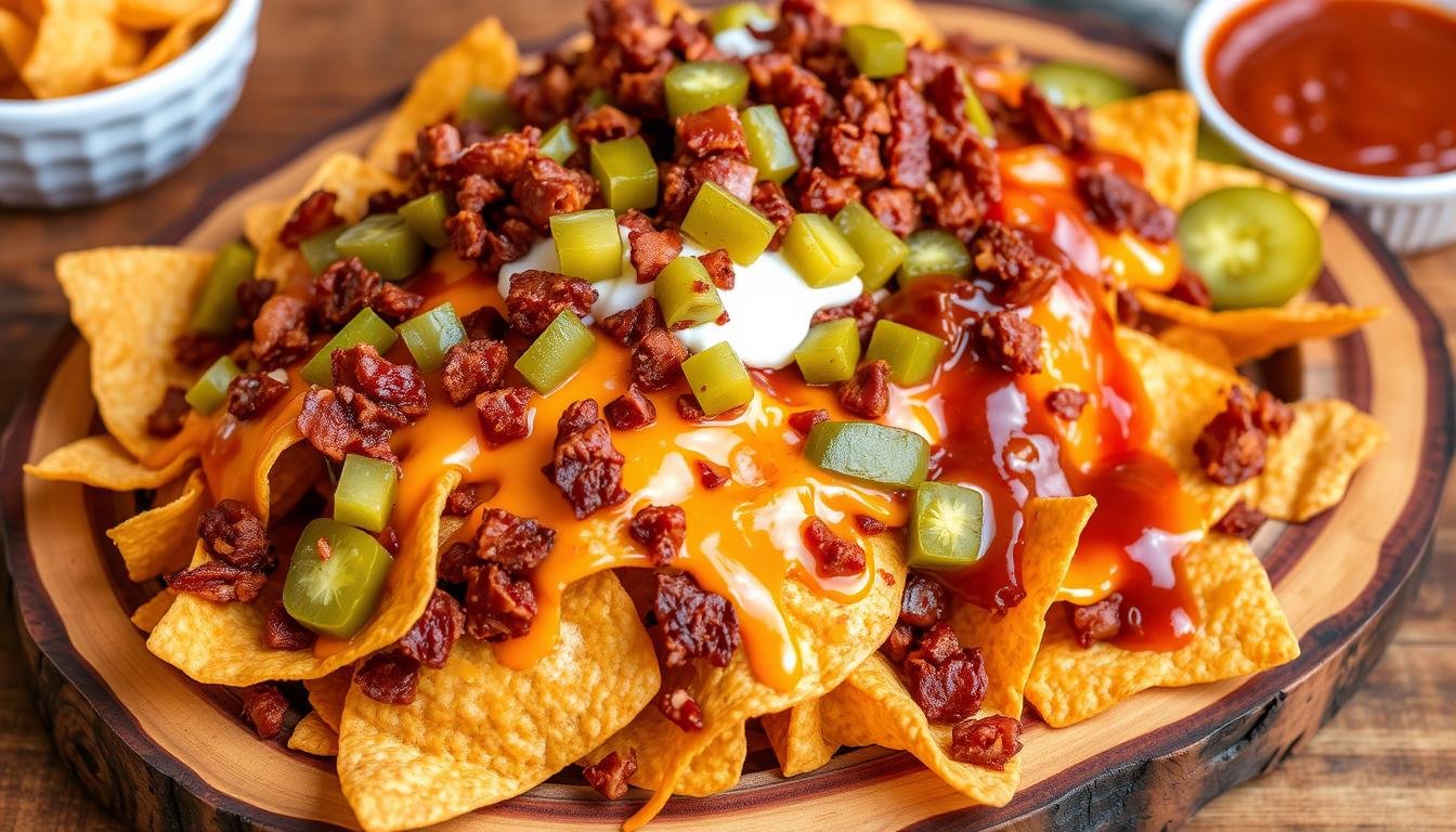 BBQ Bacon Cheeseburger Nachos