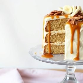 Banana Pecan Caramel Layer