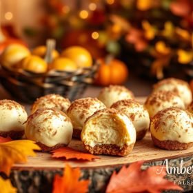 Creamy No-Bake Pumpkin Cheesecake Balls