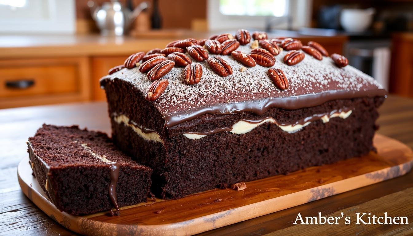 Triple Chocolate Pecan Loaf Recipe