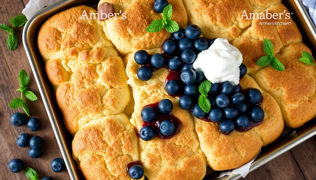Sheet Pan Blueberry Shortcake