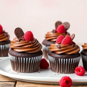 Raspberry Chocolate Cupcakes