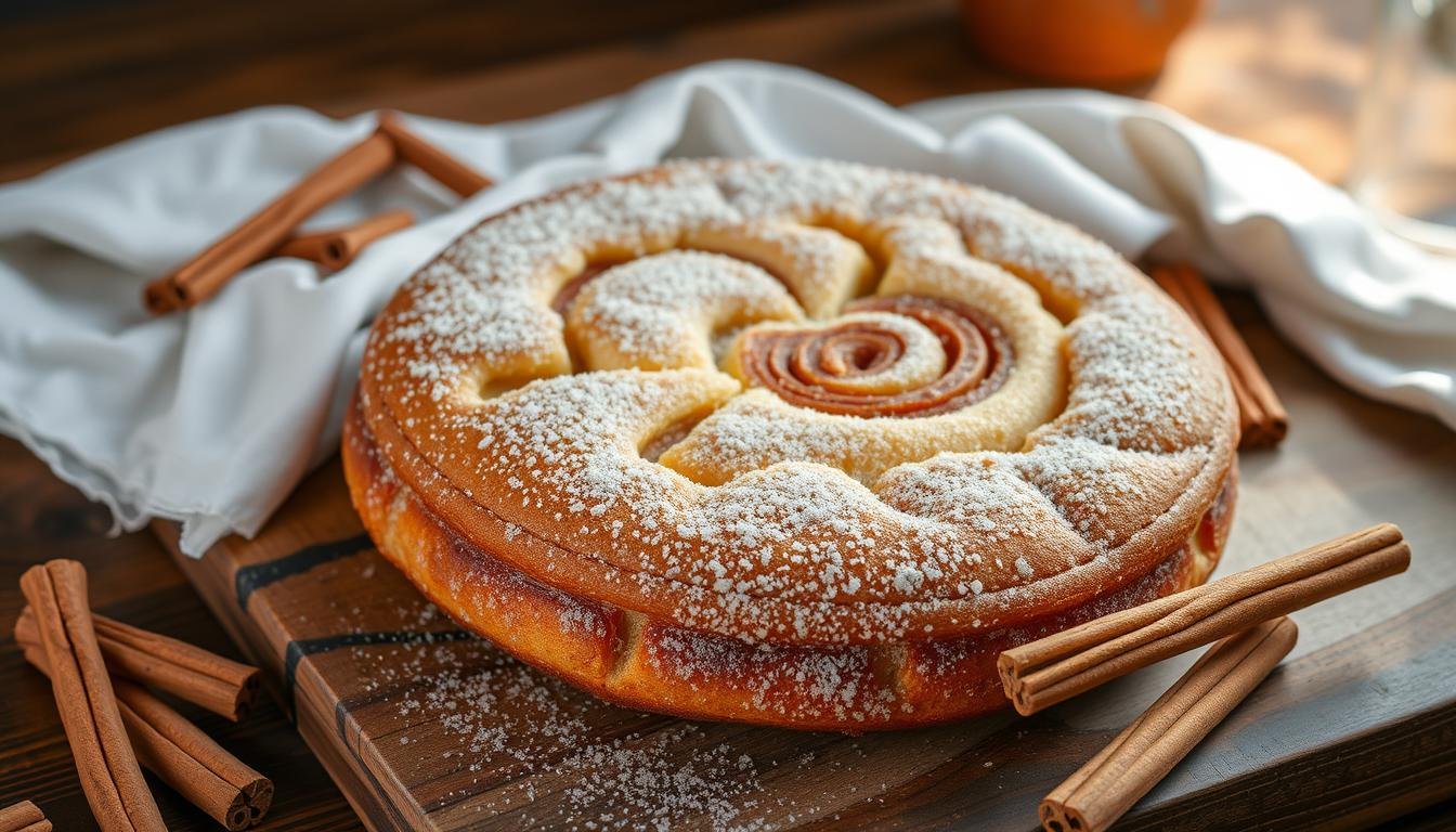Cinnamon Sugar Crust Cake