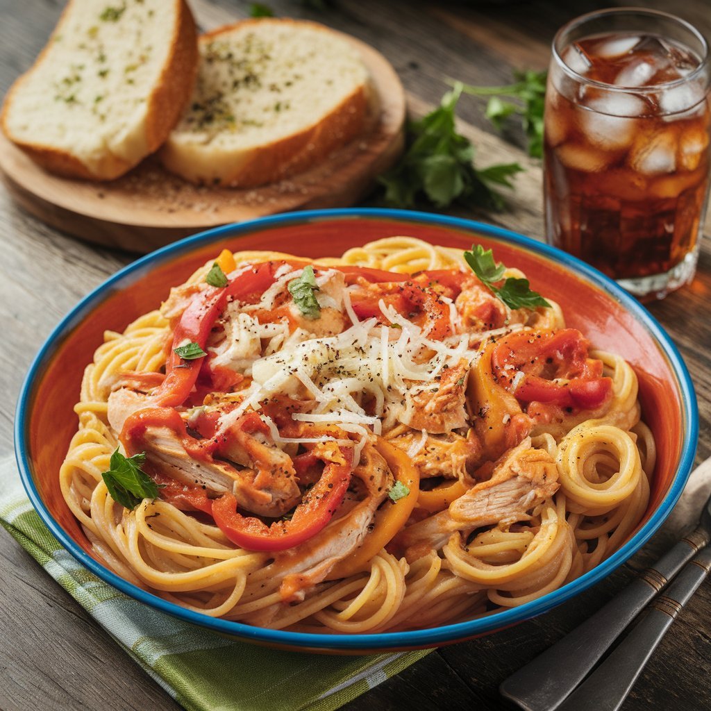 Easy Homemade Chicken Spaghetti Recipe - Comfort Food