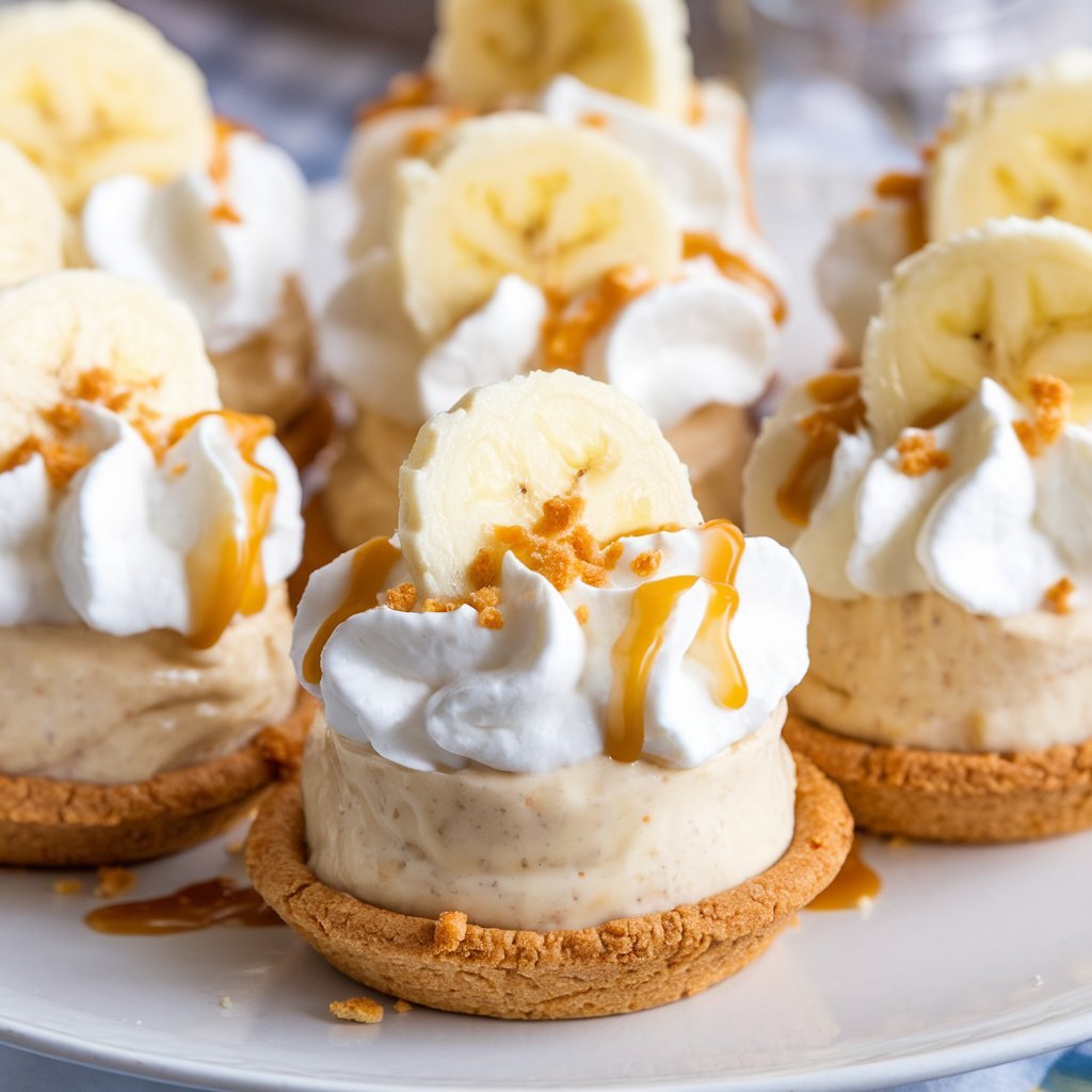 A Photo Of A Plate Of Adorable No Bake Mini Banana S2otkdbttrumhkcq6jutrq Esld9oezqumxlotdh1fbiw