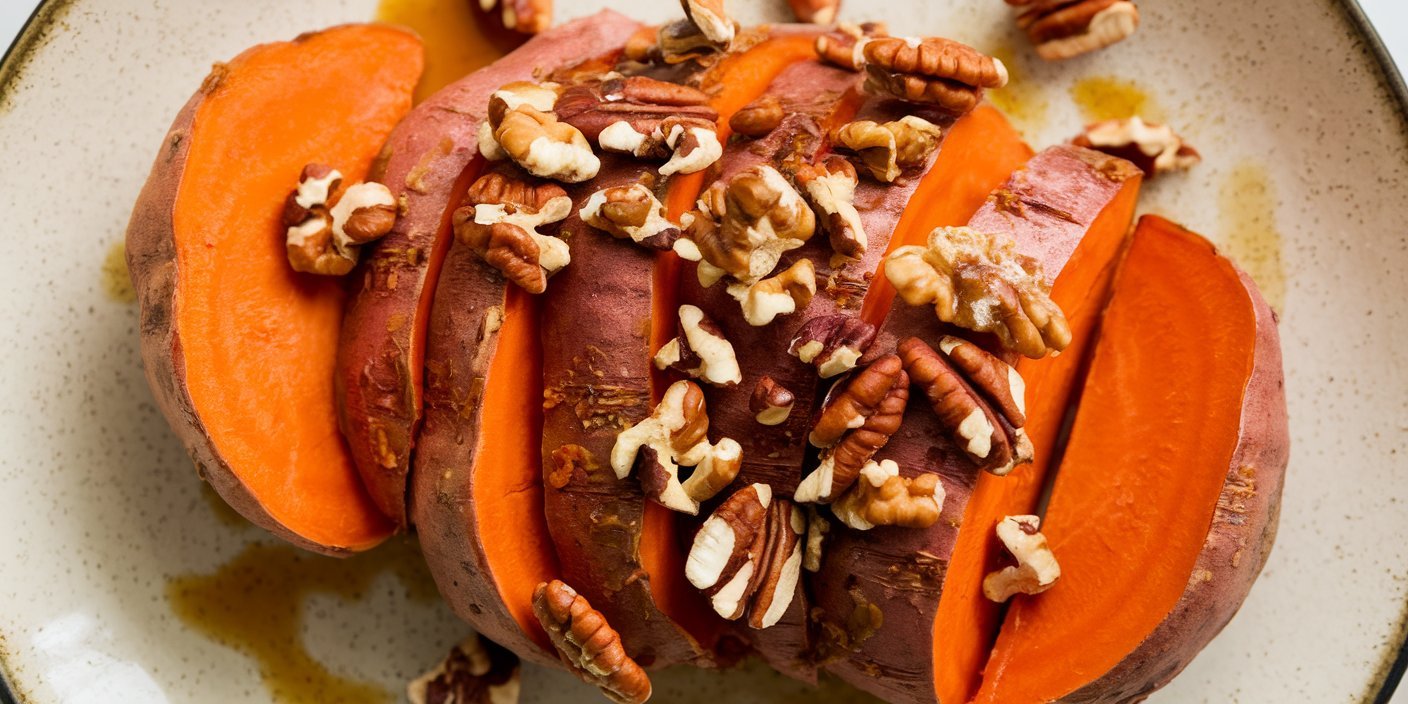 Cinnamon Maple Roasted Sweet Potatoes