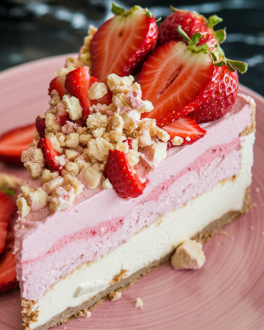 A Photo Of A Slice Of Dessert On A Pink Plate The Otpl9xmorish9fvt9hhsfw C7ap2vhjthwpywgibqhegw