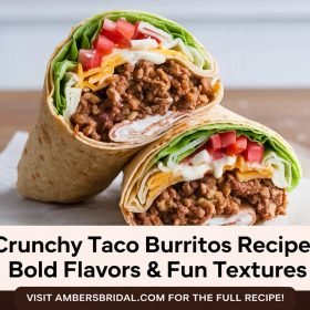 Rustic crunchy taco burritos wrapped in foil, ready for a grab-and-go meal.