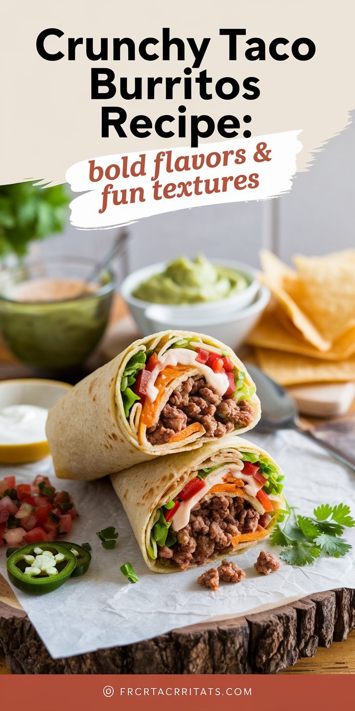 Platter of crunchy taco burritos served alongside sour cream and pico de gallo
