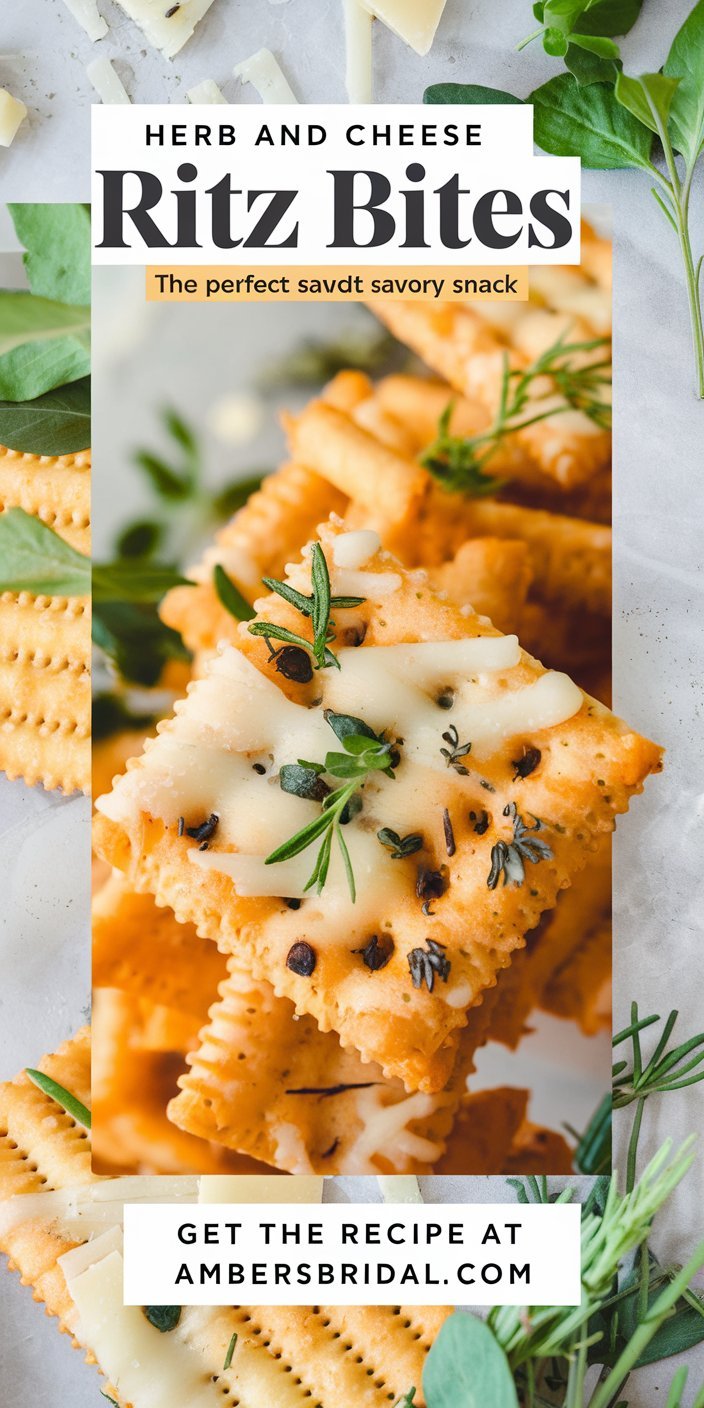 Herb and Cheese Ritz Bites Recipe