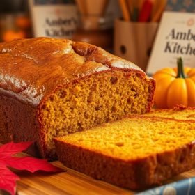 homemade Pumpkin Bread recipe that's perfectly moist and packed with fall flavors