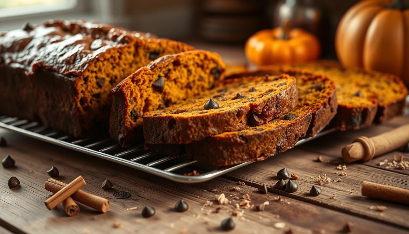 Easy Chocolate Chip Pumpkin Bread Recipe at Home