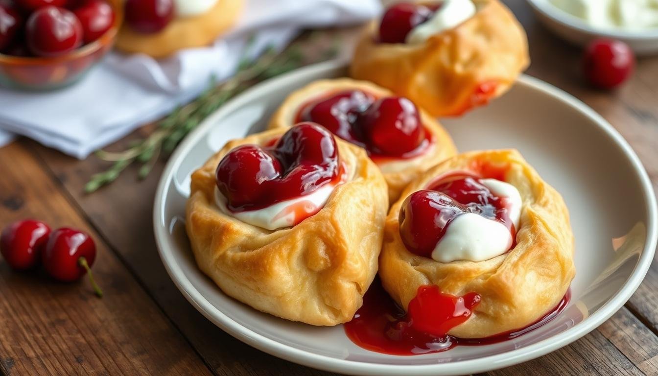 Cherry Cream Cheese Danish