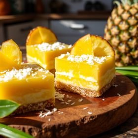 Pineapple Coconut Squares: A Tropical Treat