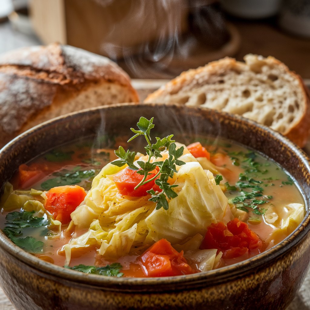 Delicious Wholesome Cabbage Soup Recipe