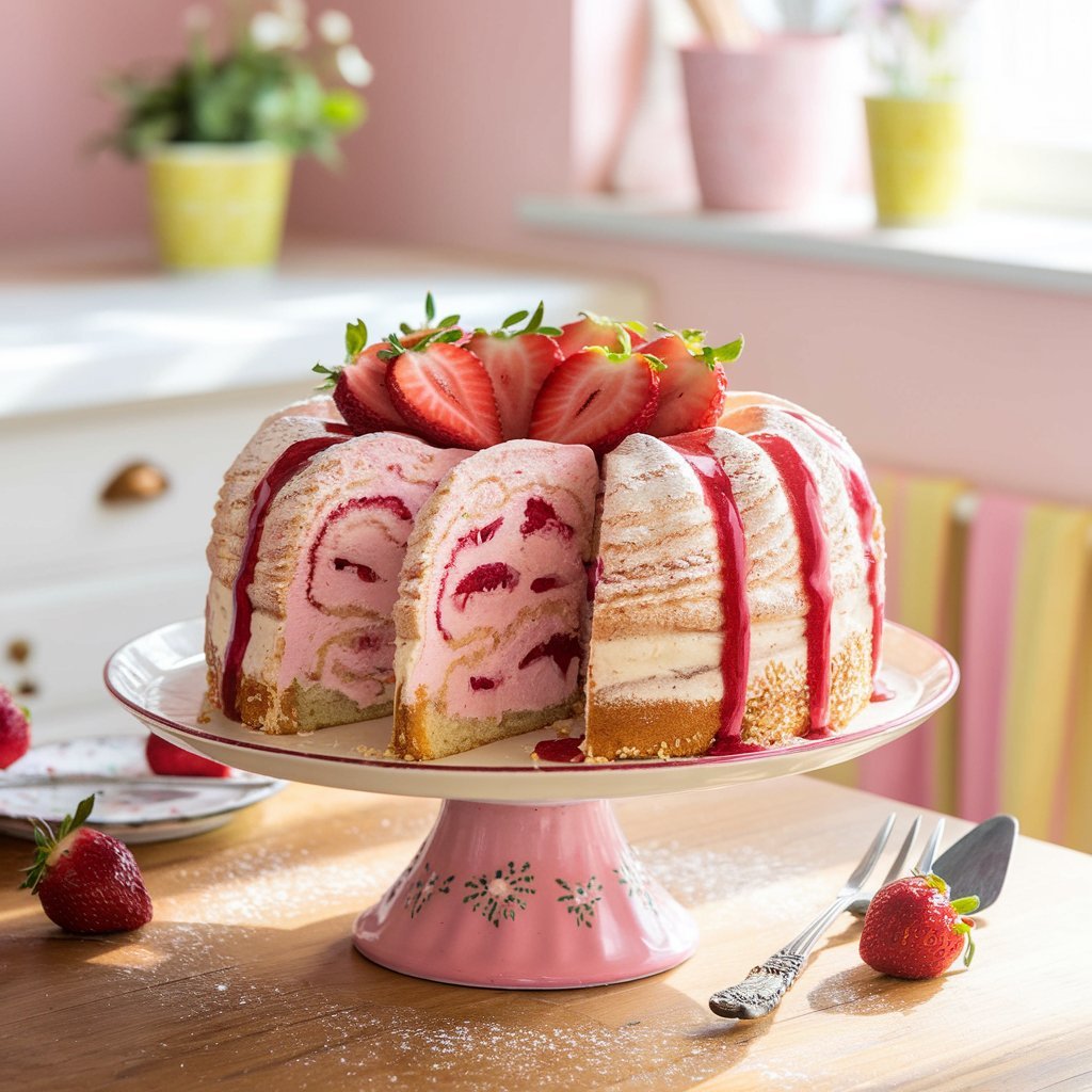 In A Charming Sunlit Kitchen A Luscious Strawberry 9vmwurtisuybqz4zbkinog Npjhxrorsggtdjyf6lgaya