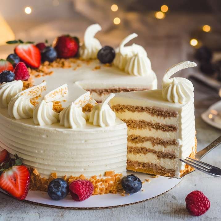 Delicious Heavenly Cream Cheese Cake