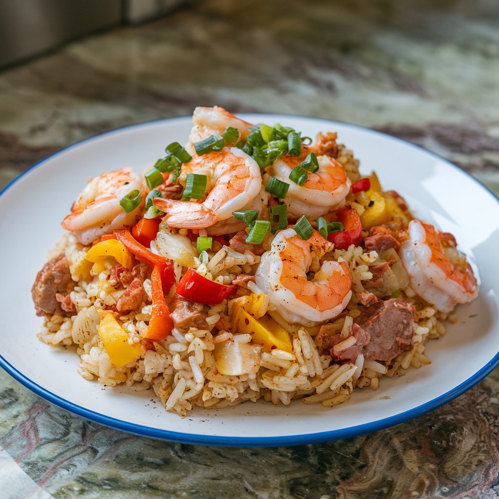 Authentic Cajun Shrimp Dirty Rice Recipe
