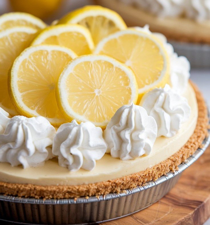 Easy Lemon Cream Pie Recipe - No-Bake Summer Dessert