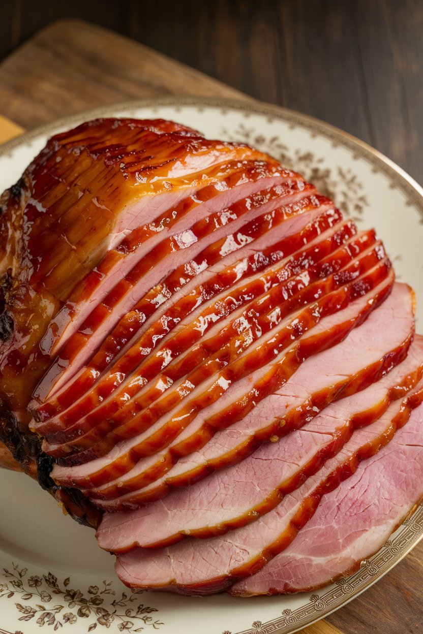 A Photo Of A Beautifully Glazed And Sliced Ham On X0x0ngu2t5yqk Phzexdvg Oqh6vmywrcu2zbkvpgqrzg