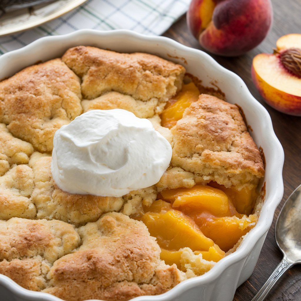 A Photo Of A Freshly Baked Old Time Oven Peach Cob Qqbuaxgwr5q5bioc4 Ibpg Bfufhcvwskkppxil2lzgnq