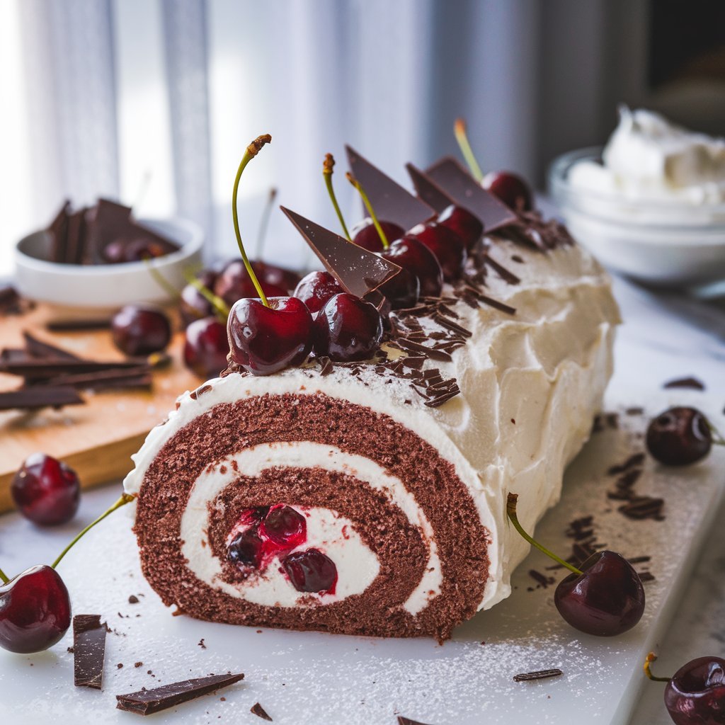 A Photo Of A Heavenly Black Forest Roll Cake A Dec Fjadib49tdk6vaycv4fybq 1k0lfseardsfbd27ijrvcw