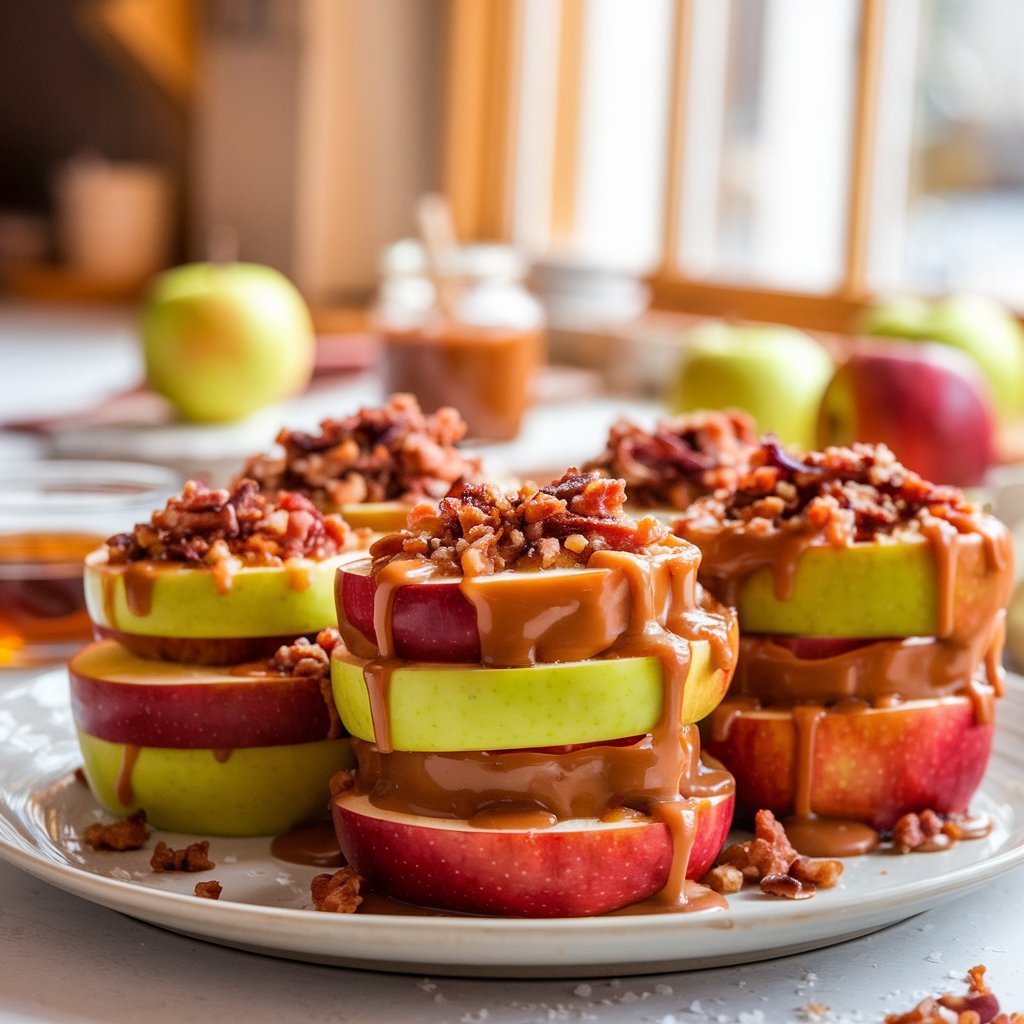 A Photo Of A Plate Of Maple Bacon Caramel Apple St Ca2smwlnsusngmhitdgqka Spm647dpqsq7vjafmmeaua