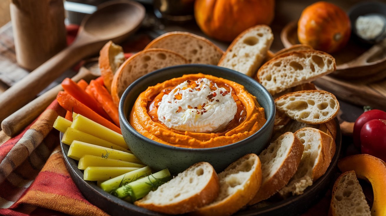 Easy Pumpkin Whipped Feta Dip | Perfect Fall Appetizer