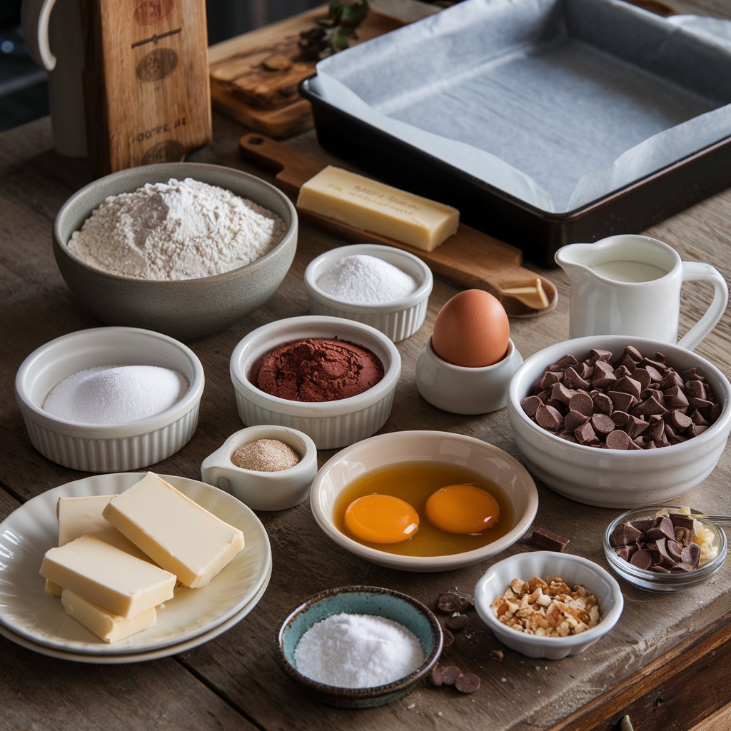 Decadent salted caramel brownie topped with caramel swirls and a sprinkle of flaky sea salt