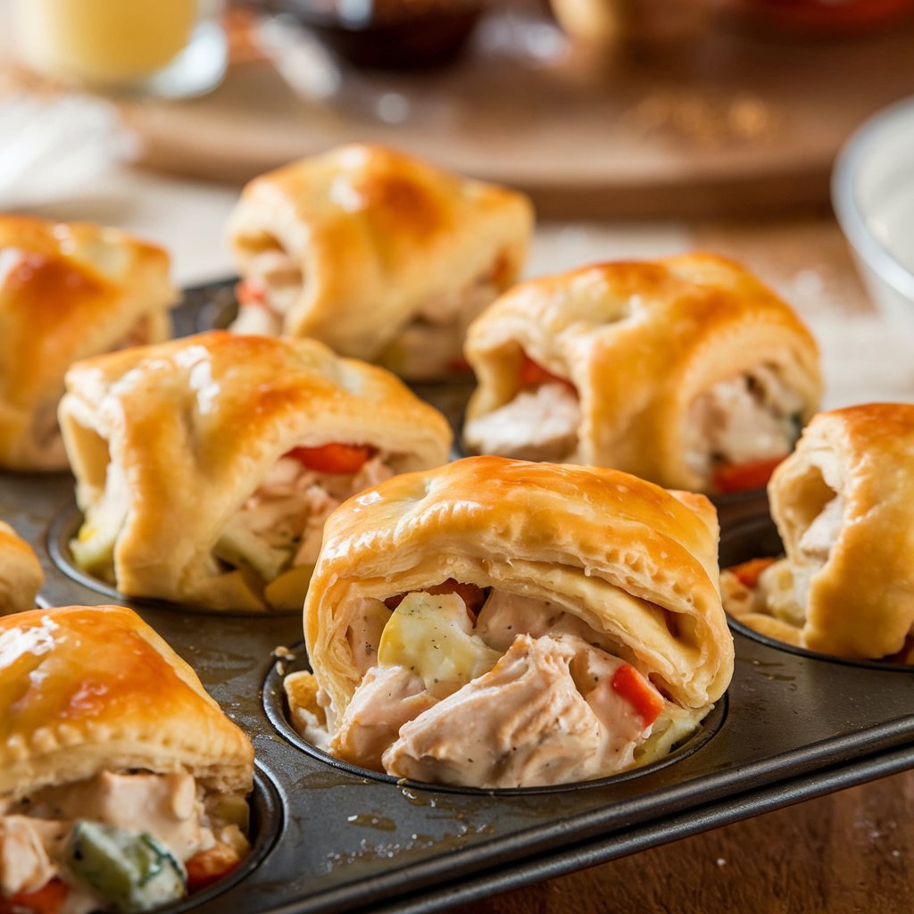 A Photo Of A Tray Of Mini Chicken Pot Pie Muffins 3yafyrnxqeqt1h0 Svleug 8kwz8fn8qt21gqs9sfl Ma