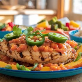Delicious Recipes: Sweet and Spicy Jalapeño Peach Chicken