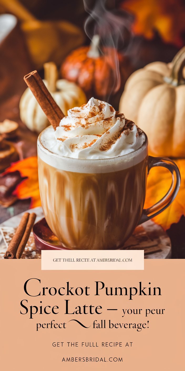 Crockpot Pumpkin Spice Latte