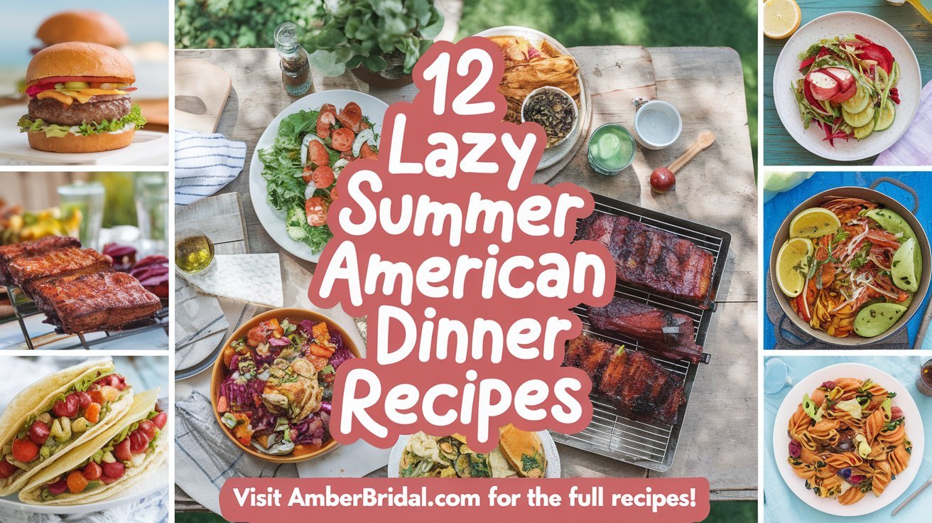 A Photo Of A Collage Of Various American Dishes