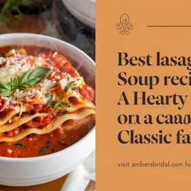 Creamy Best Lasagna Soup Recipe served in a deep bowl, garnished with melted cheese and fresh basil.