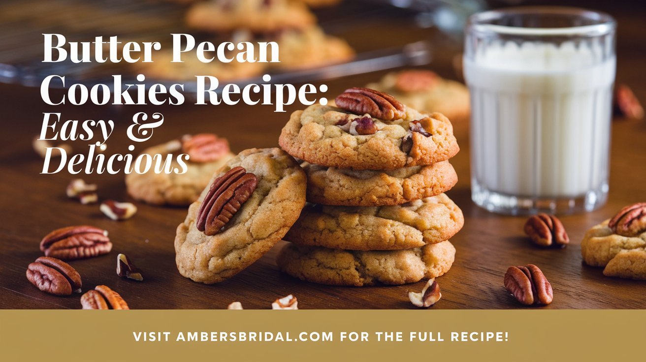Butter pecan cookies recipe highlighting nutty flavors and a soft, melt-in-your-mouth texture.