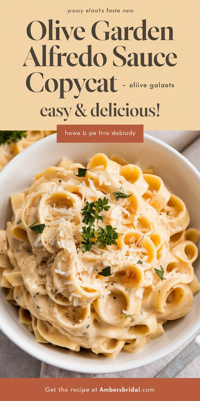 Easy Olive Garden Alfredo Sauce copycat recipe served with grilled shrimp and fettuccine noodles