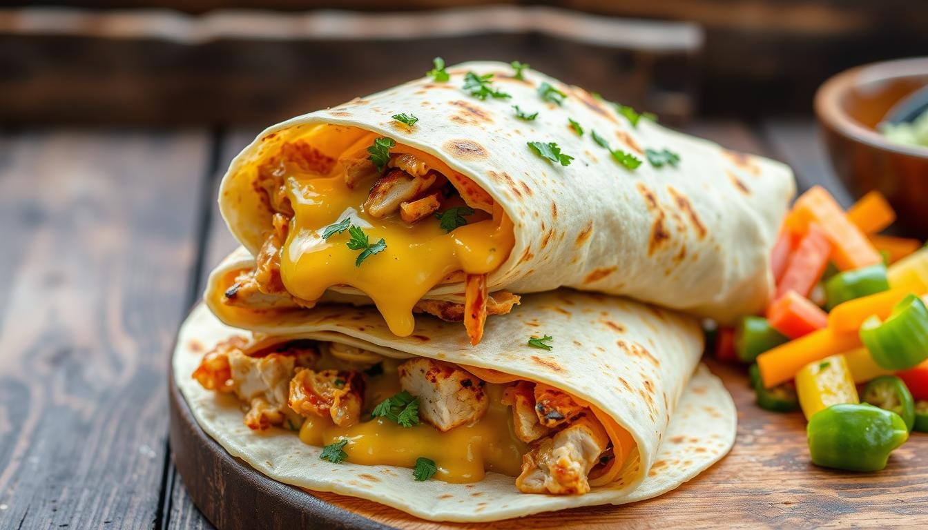 Cheesy Garlic Chicken Wraps: The Ultimate Quick Meal