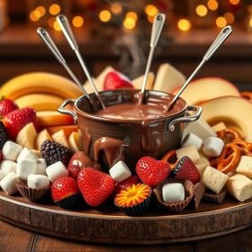 Indulge in a Delightful Chocolate Fondue Recipe: A Sweet Addition to Your Christmas Foods