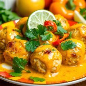 Coconut Curry Chicken Meatballs: A Flavor Explosion in Every Bite