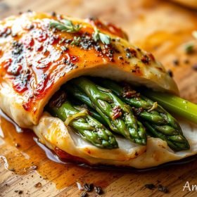 Asparagus Stuffed Chicken Breast: A Flavorful & Healthy Delight