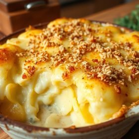 Easy Scalloped Potatoes Recipe with Cheese Powder