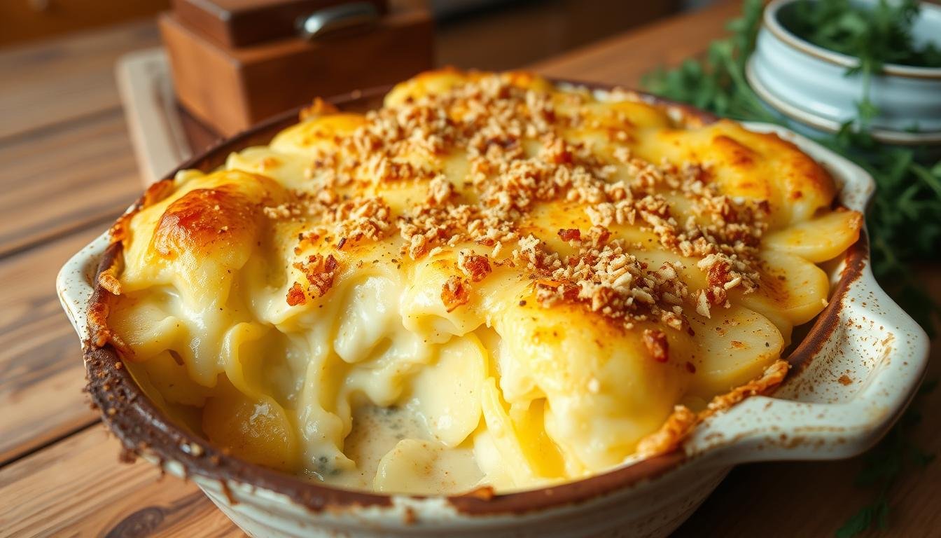 Easy Scalloped Potatoes Recipe with Cheese Powder