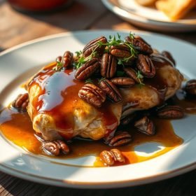 Savor the Flavor: Maple Bourbon Pecan Chicken