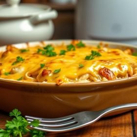 cheesy chicken and rice casserole