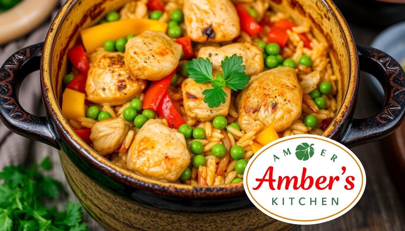 Easy Spanish Chicken and Rice Meal