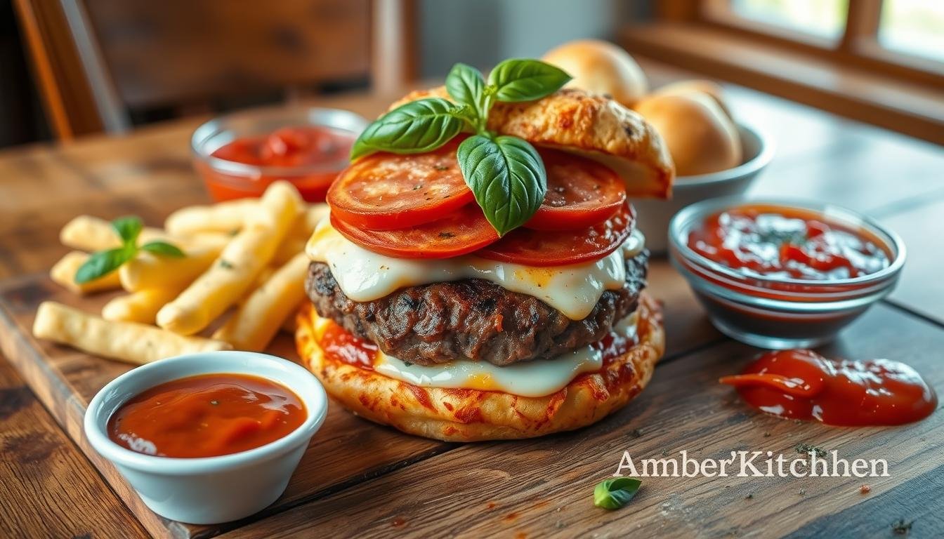 Delicious Pizza Burger