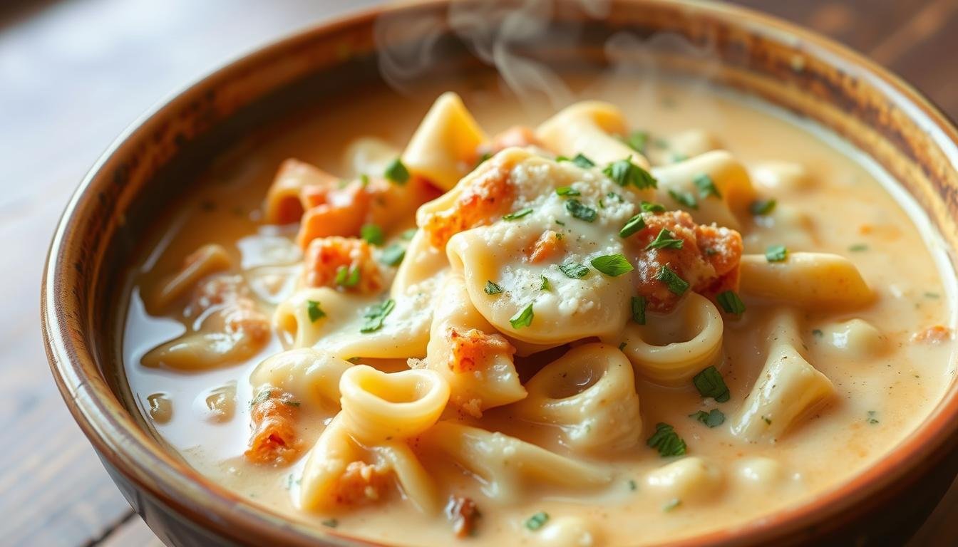 Creamy Alfredo Lasagna Soup | Easy Recipe