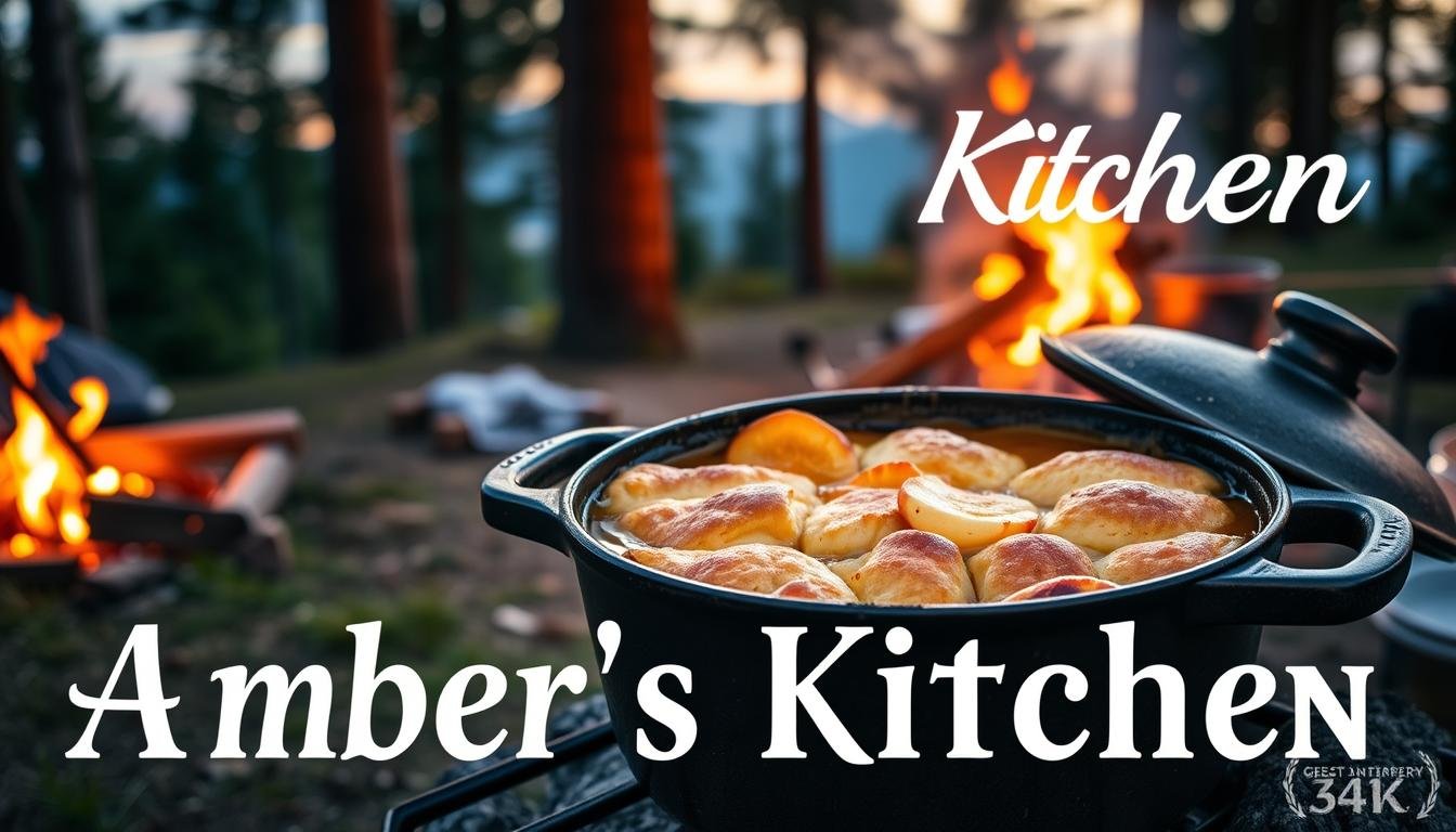 Mouthwatering Dutch Oven Peach Cobbler